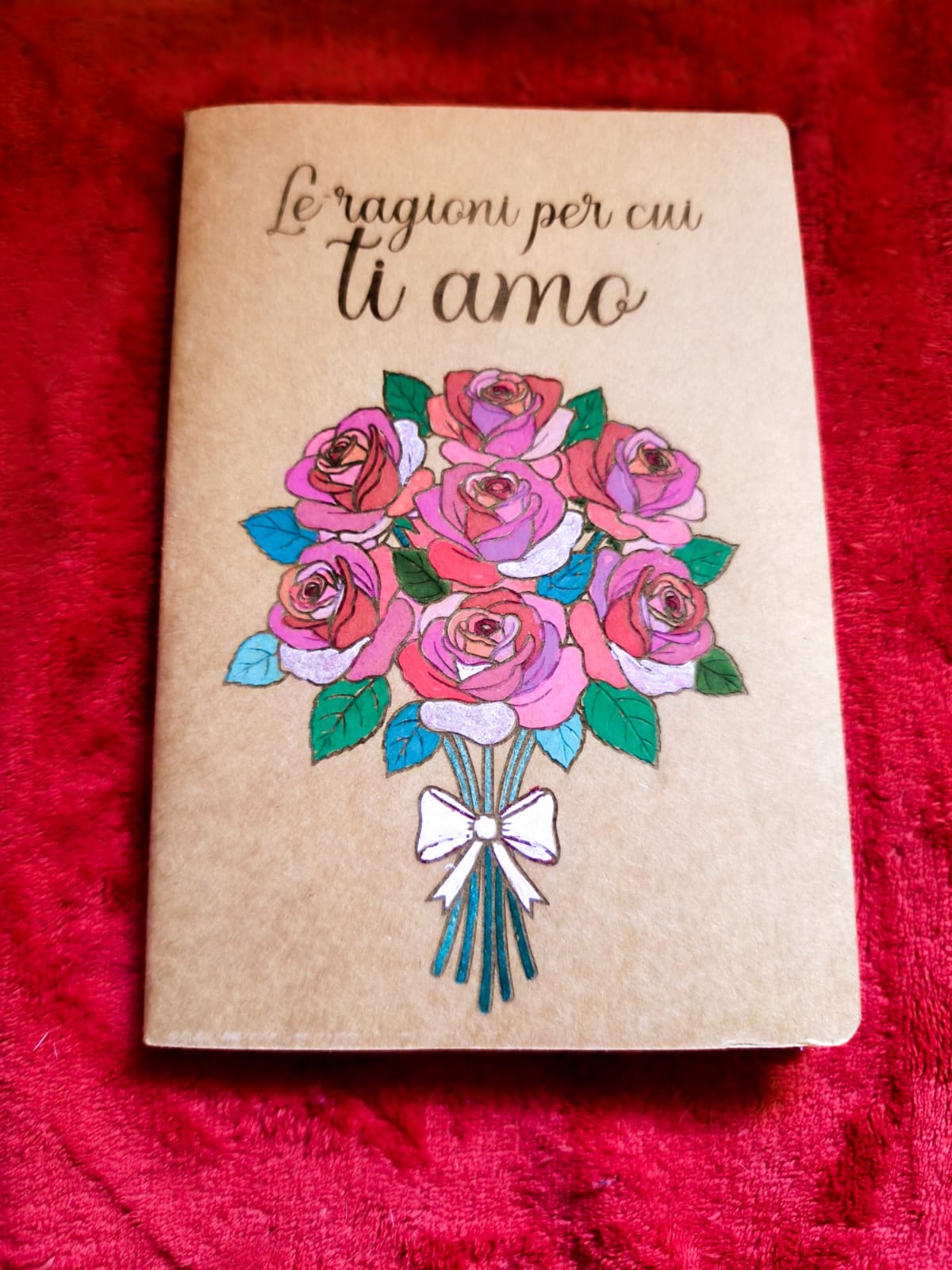 "Le Ragioni per cui Ti Amo" Blocco Note Personalizzato