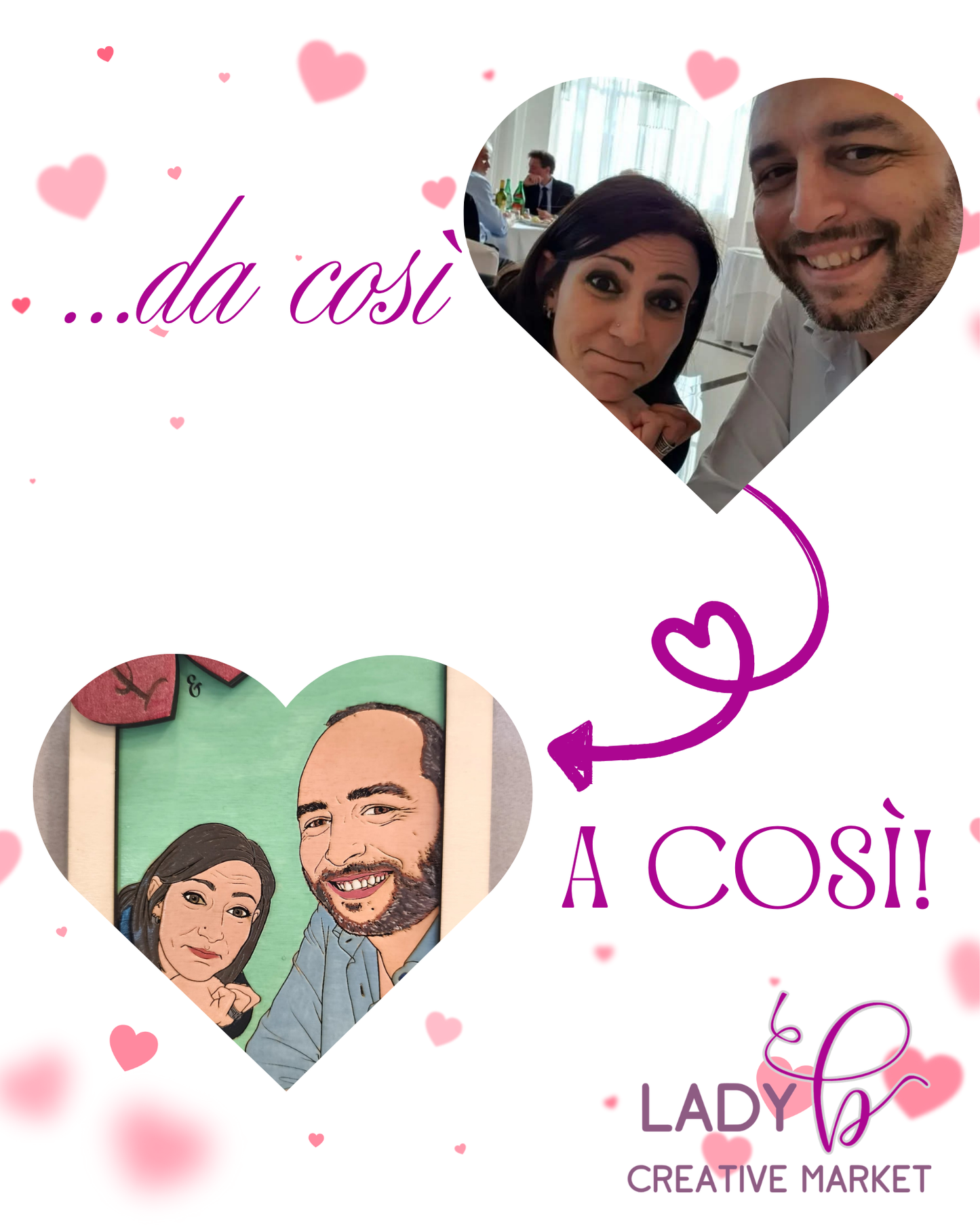 come la foto si trasforma in quadro