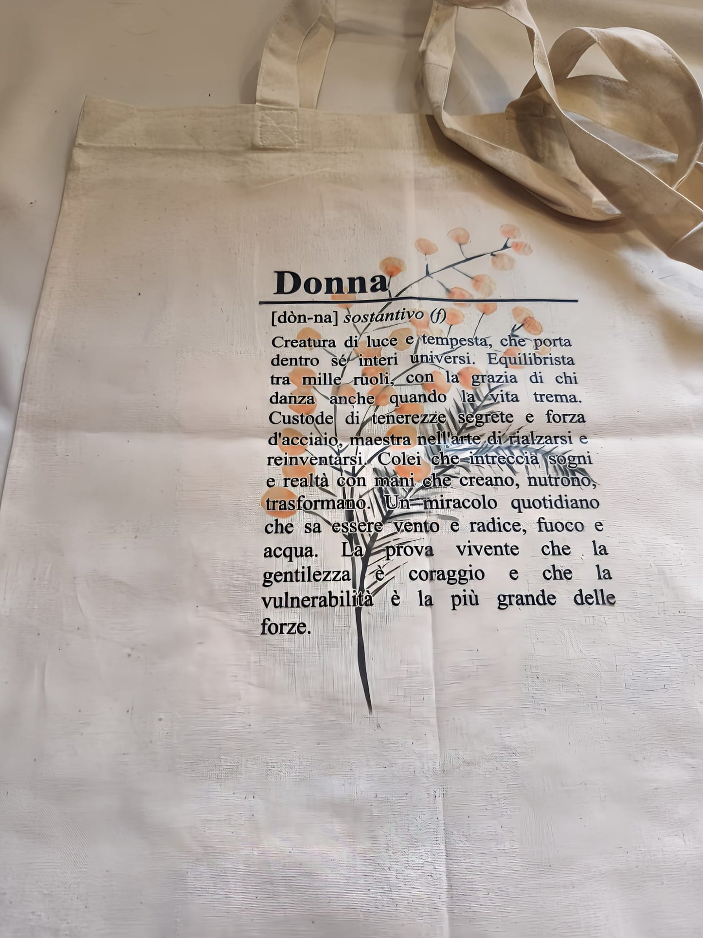 Shopper "Donna" in Cotone Naturale