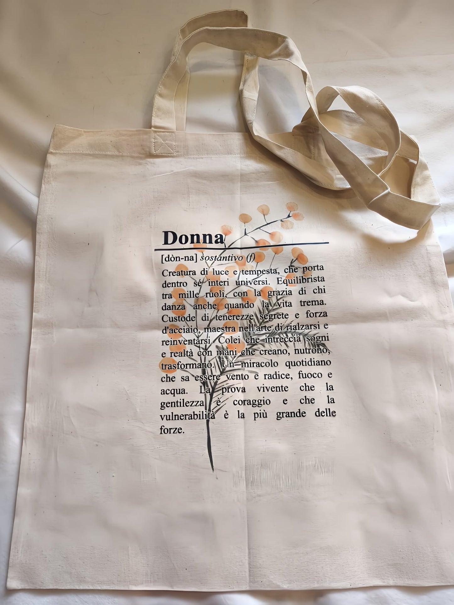 Shopper "Donna" in Cotone Naturale
